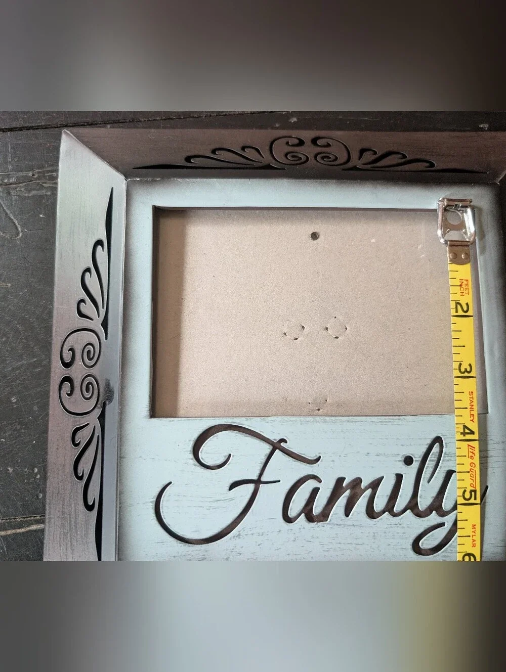 Vintage-style Square Metal Tabletop 